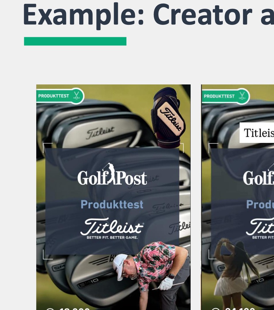 Creator Campaign Beispiel